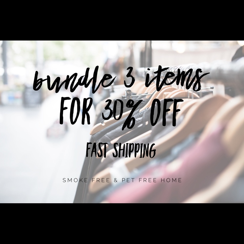 Bundle 3 for 30% off!